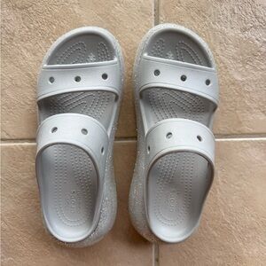 Women’s sparkly platform Crocs